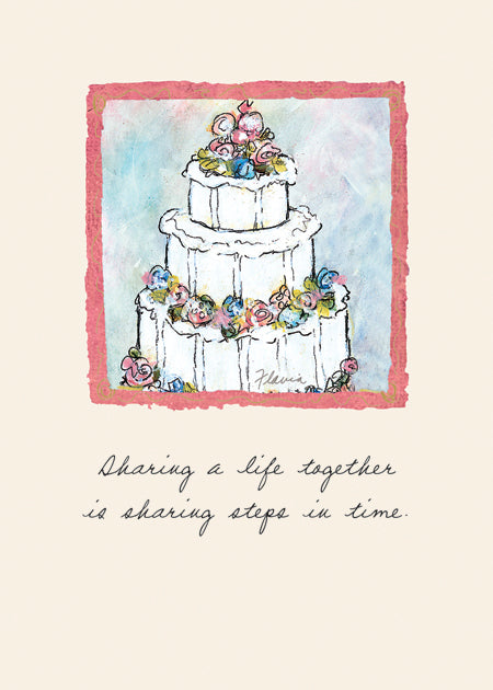 Wedding Cake - a Flavia Weedn inspirational greeting card 0003-2137