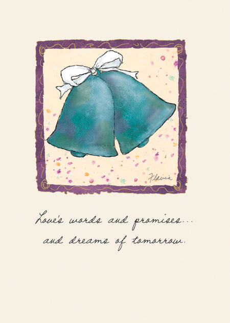 Wedding Bells - a Flavia Weedn inspirational greeting card 0003-2159