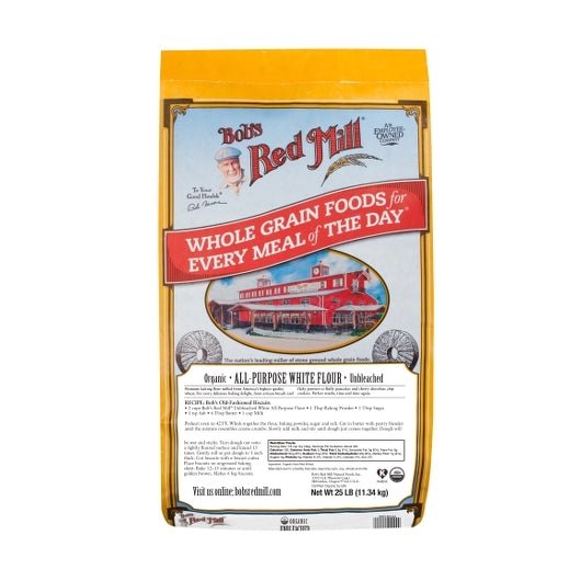Unbleached White All-Purpose Flour, Organic, Bob's Red Mill - Concordia Style Boutique