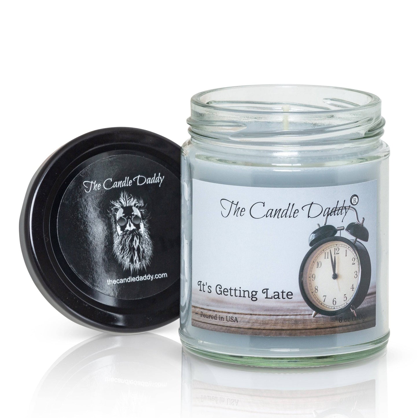 It's Getting Late - Smoky Sunset Scented 6 Ounce Jar Candle- 40 Hour Burn