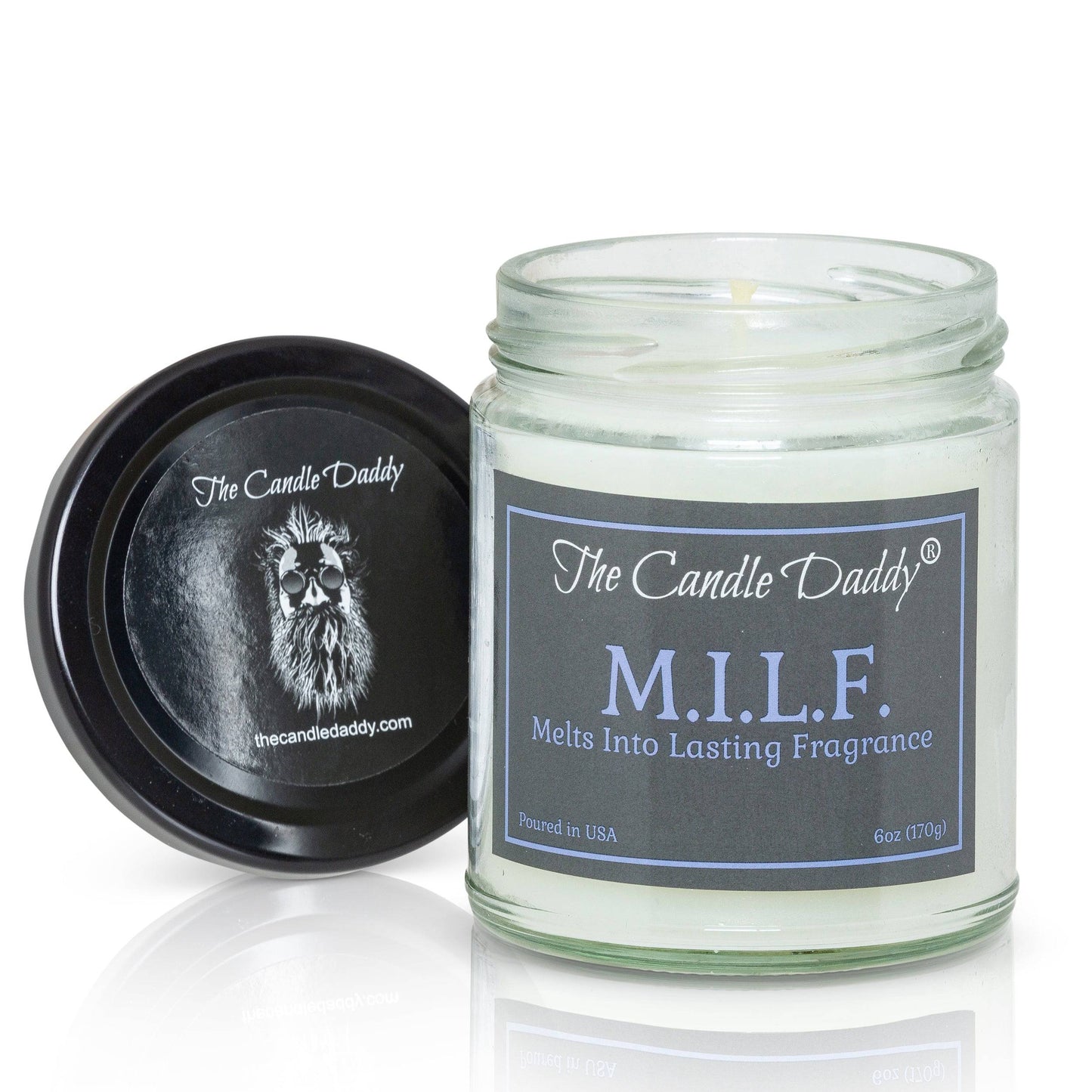 M.I.L.F "Melts Into Lasting Fragrance" - 6 Ounce - 40 Hour Burn- Sexy Spiked Apple MILF Scent