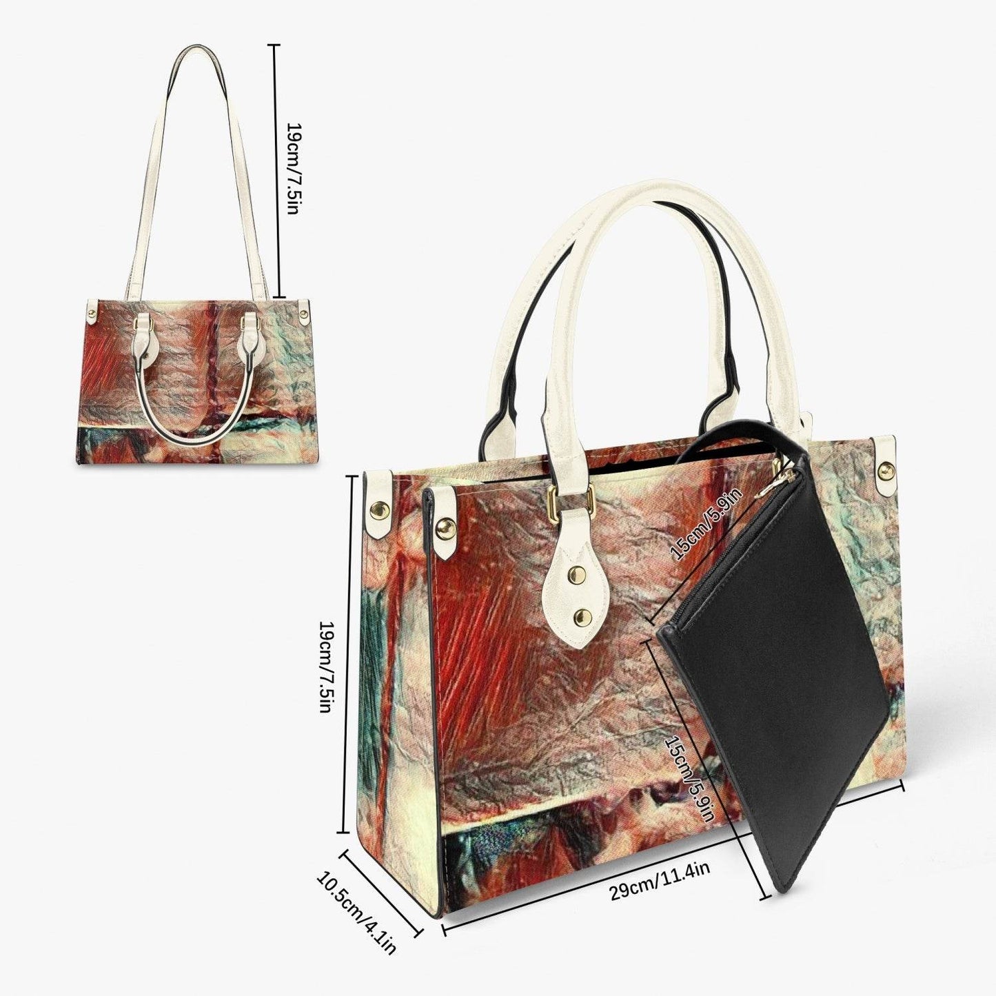 Square Dance - Tote Bag - Long Strap and Inner Bag - Concordia Style Boutique