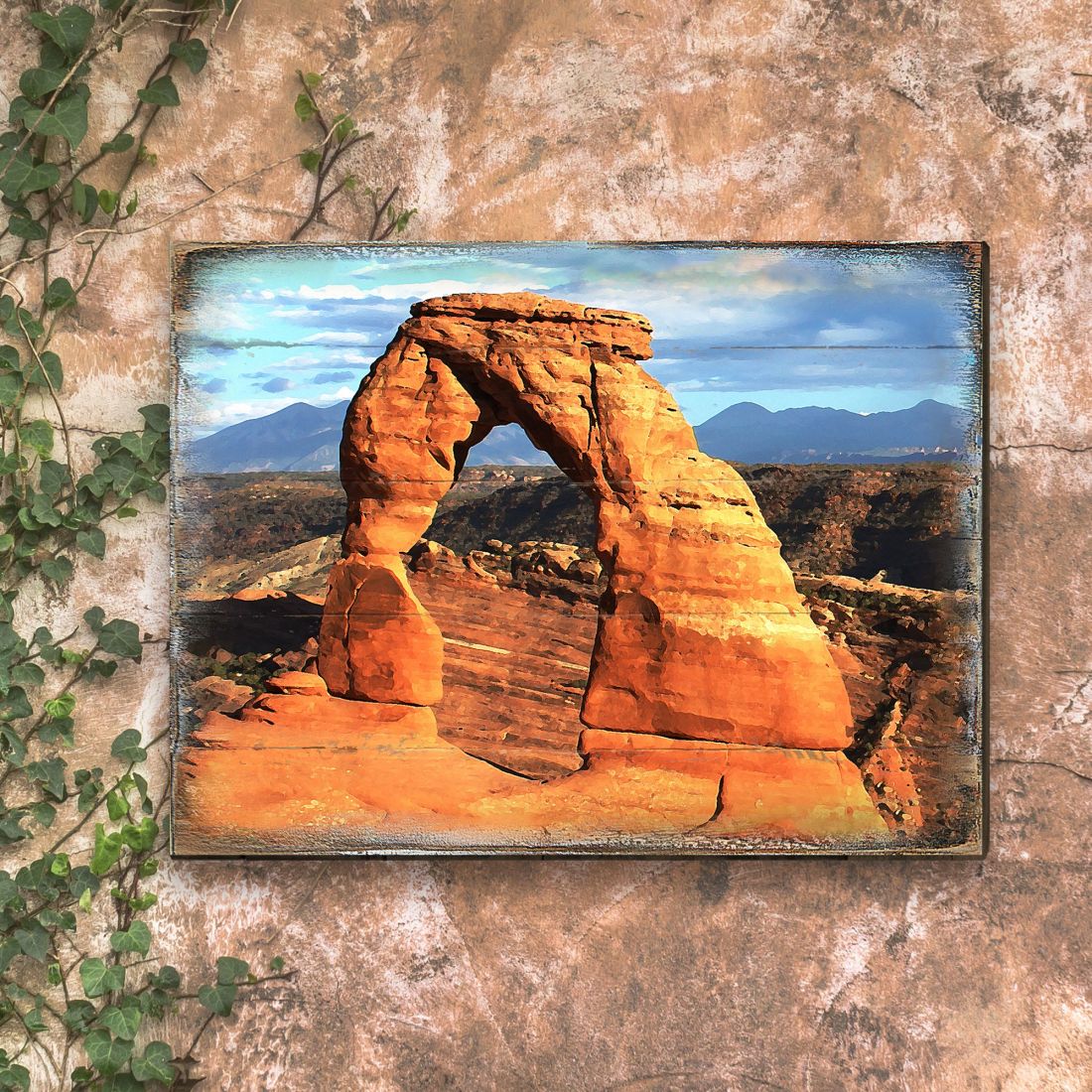 Grand Canyon Art Wooden Wall Art by Nature Wonders - Nature Wildlife Decor - 95280B