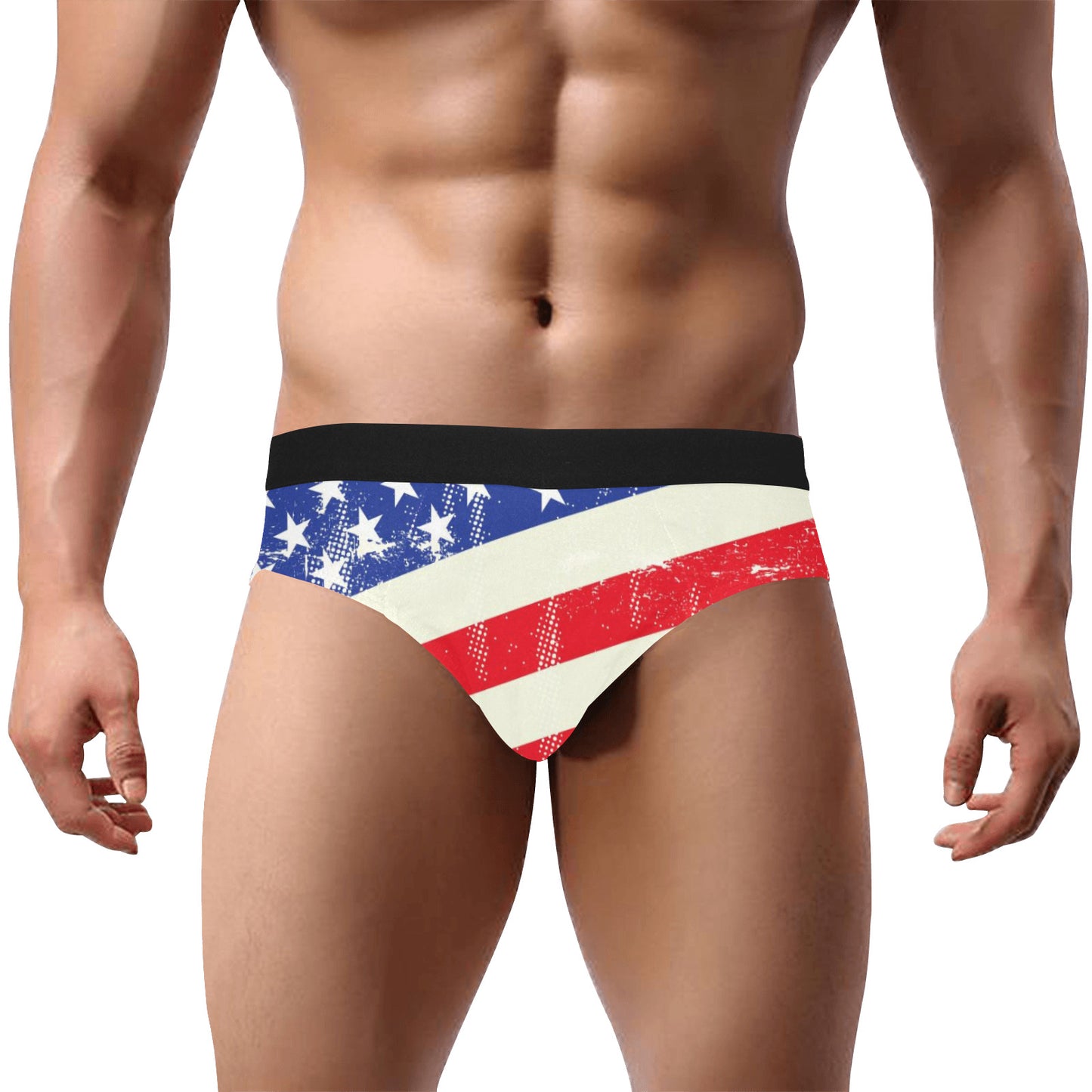 Men's Mid Rise Briefs - "Americana"" - Premium Mid Rise Briefs from Concordia Style Boutique - Just $24.10! Shop now at Concordia Style Boutique