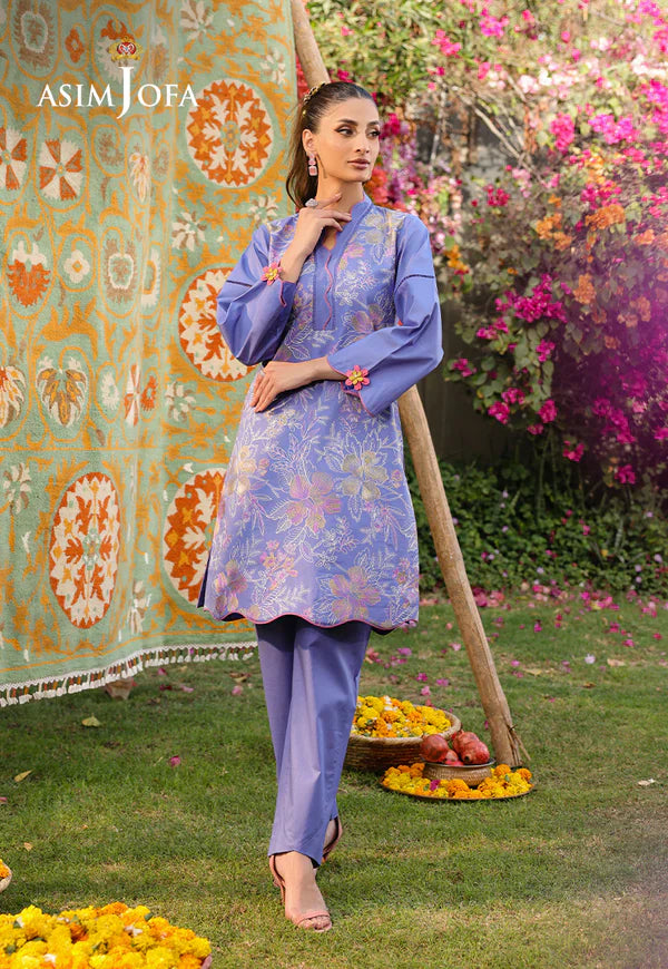 Asim Jofa - AJPB-180 2 Piece Embroidered Cambric