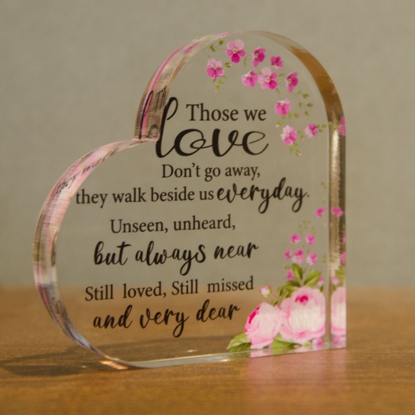 Acrylic Memorial Heart - Those We Love - Concordia Style Boutique