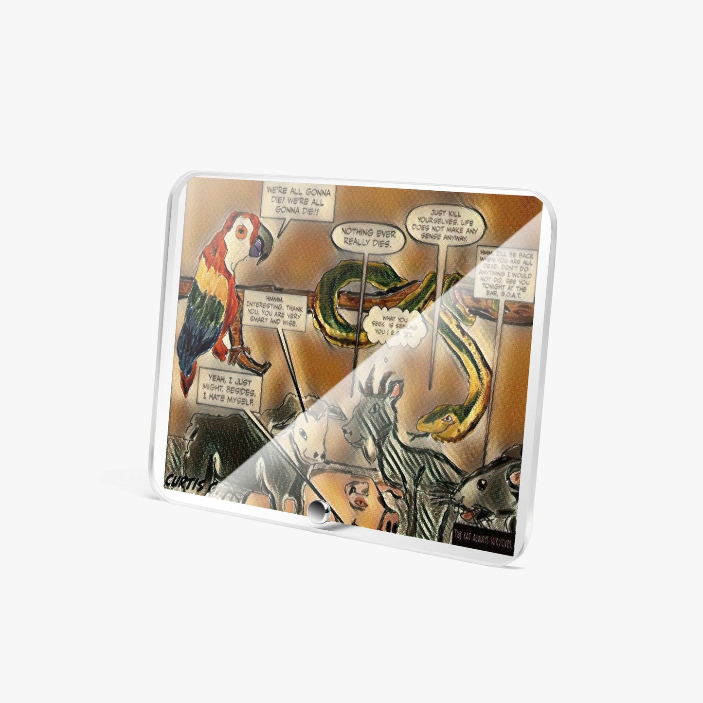 Acrylic Plaque with Stand - "Our Gang II" - Premium Acrylics from Concordia Style Boutique - Just $12.75! Shop now at Concordia Style Boutique