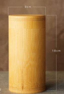 Bamboo Storage Bottles / Jars Wooden / Containers- Handmade For Spices / Tea / Coffee / Sugar - Concordia Style Boutique