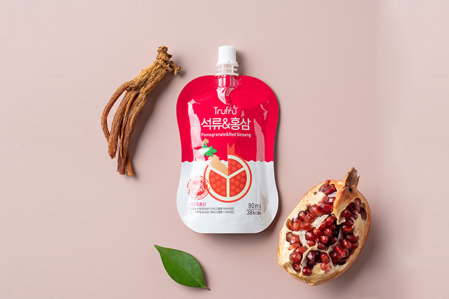 Trufru Pomegranate & Red Ginseng 2.7oz(80ml) Pouch - Concordia Style Boutique