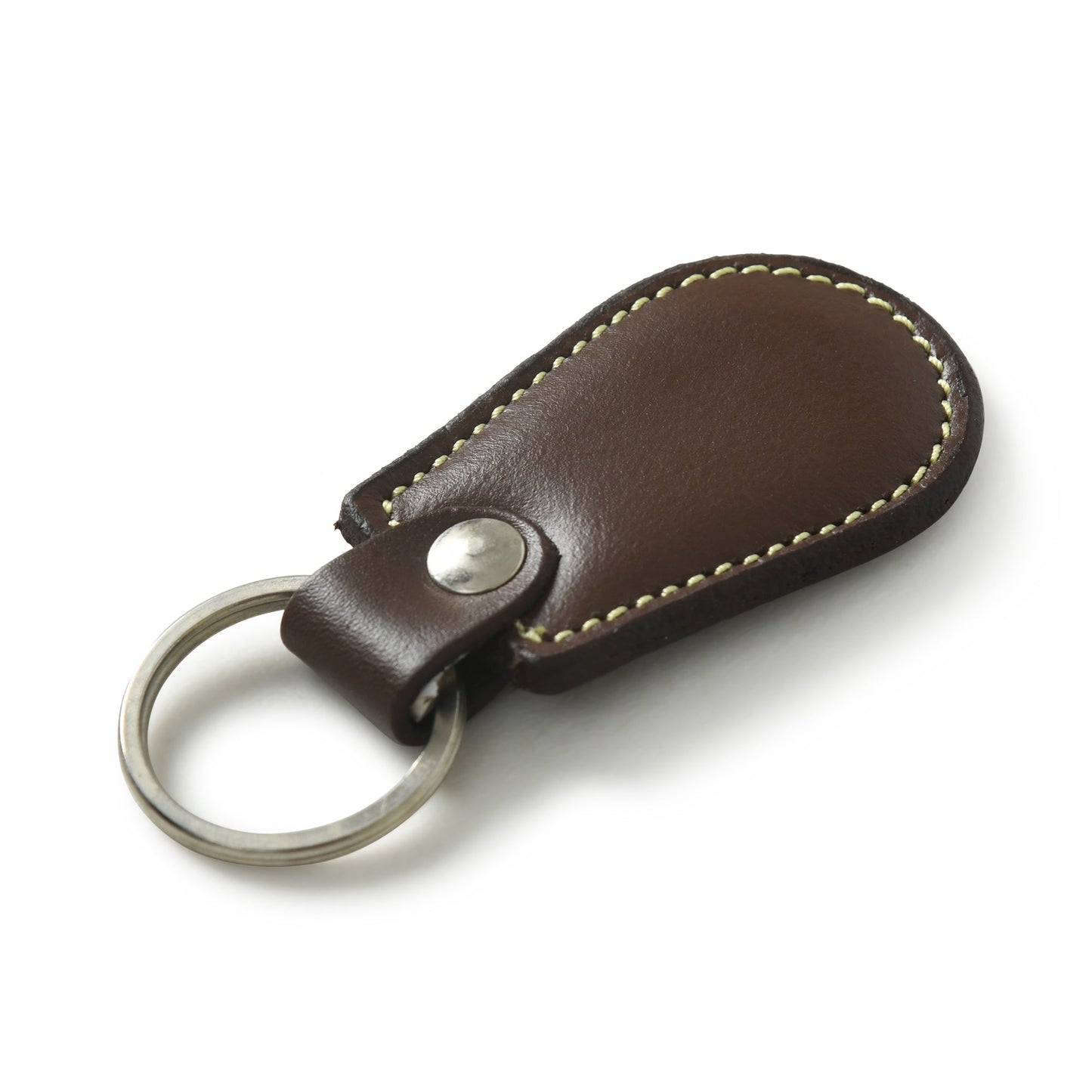 Brown Leather Keyring - Concordia Style Boutique