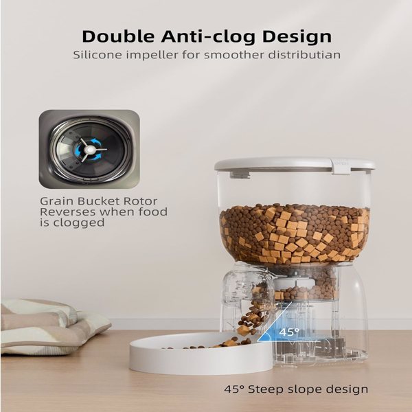 Automatic Cat Feeder - WiFi Cat Food Dispenser With APP Control - Concordia Style Boutique