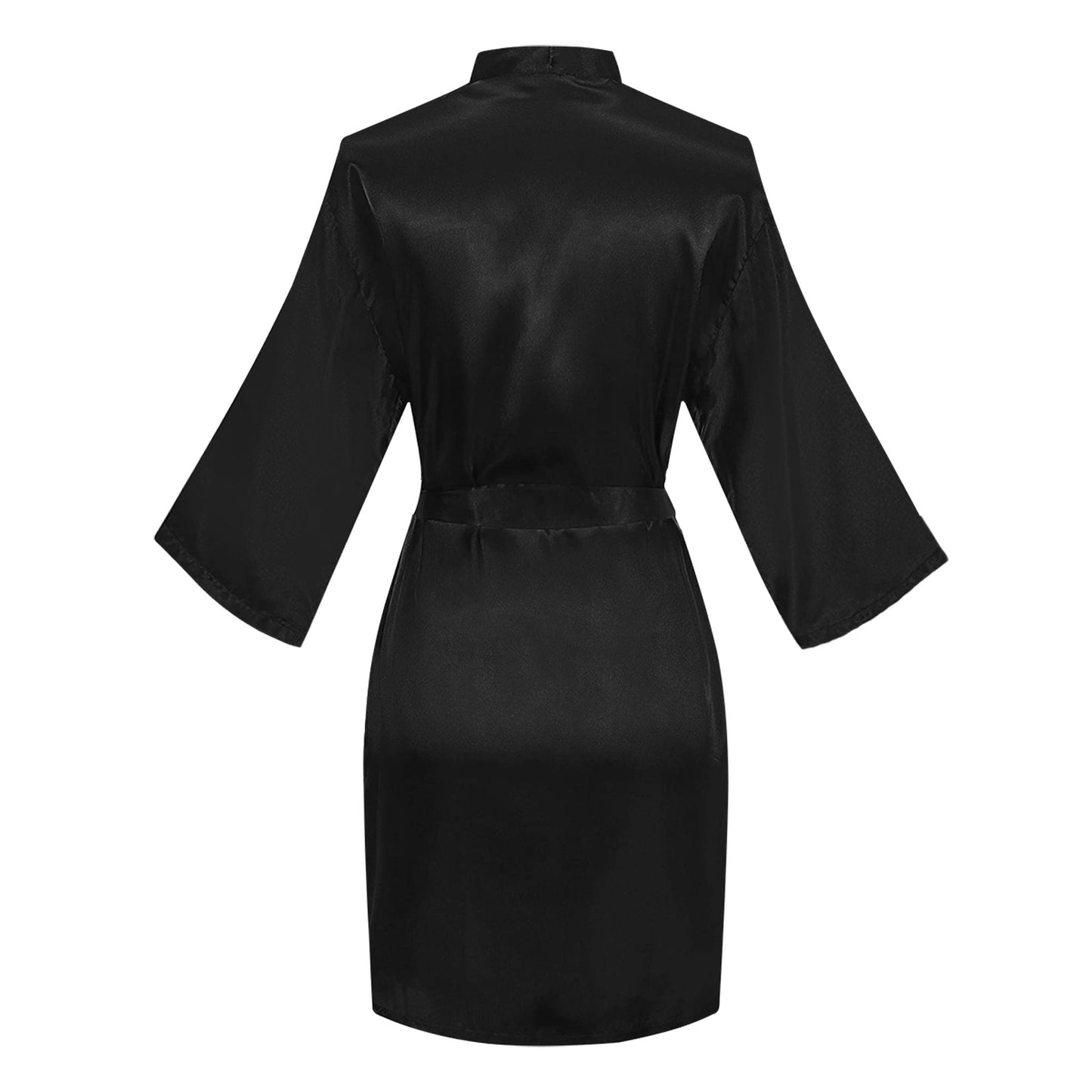 Women's Long Sleeve Kimono Robe - "Black" - Premium Kimono Robe from Concordia Style Boutique - Just $34.14! Shop now at Concordia Style Boutique