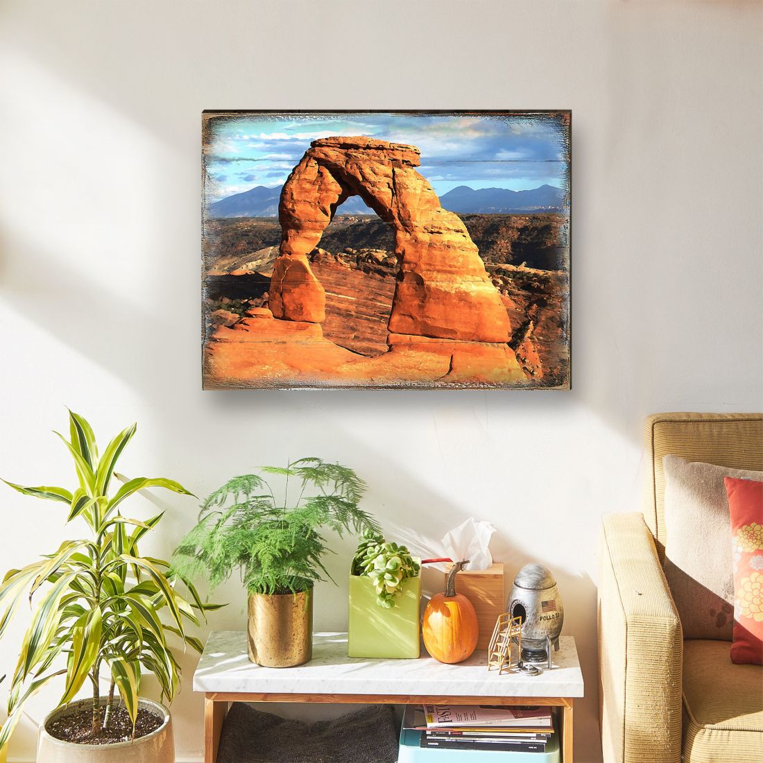 Grand Canyon Art Wooden Wall Art by Nature Wonders - Nature Wildlife Decor - 95280B