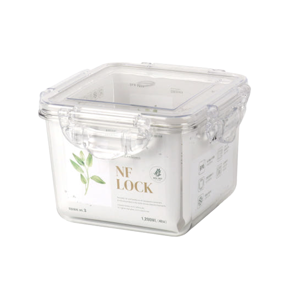 NF LOCK Square Tritan Airtight Container No. 3 - 42oz(1200ml) - Concordia Style Boutique