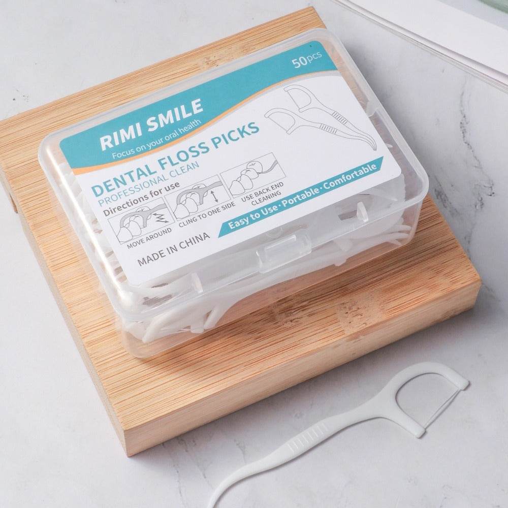 Dental Floss Picks - 50 pcs - Concordia Style Boutique