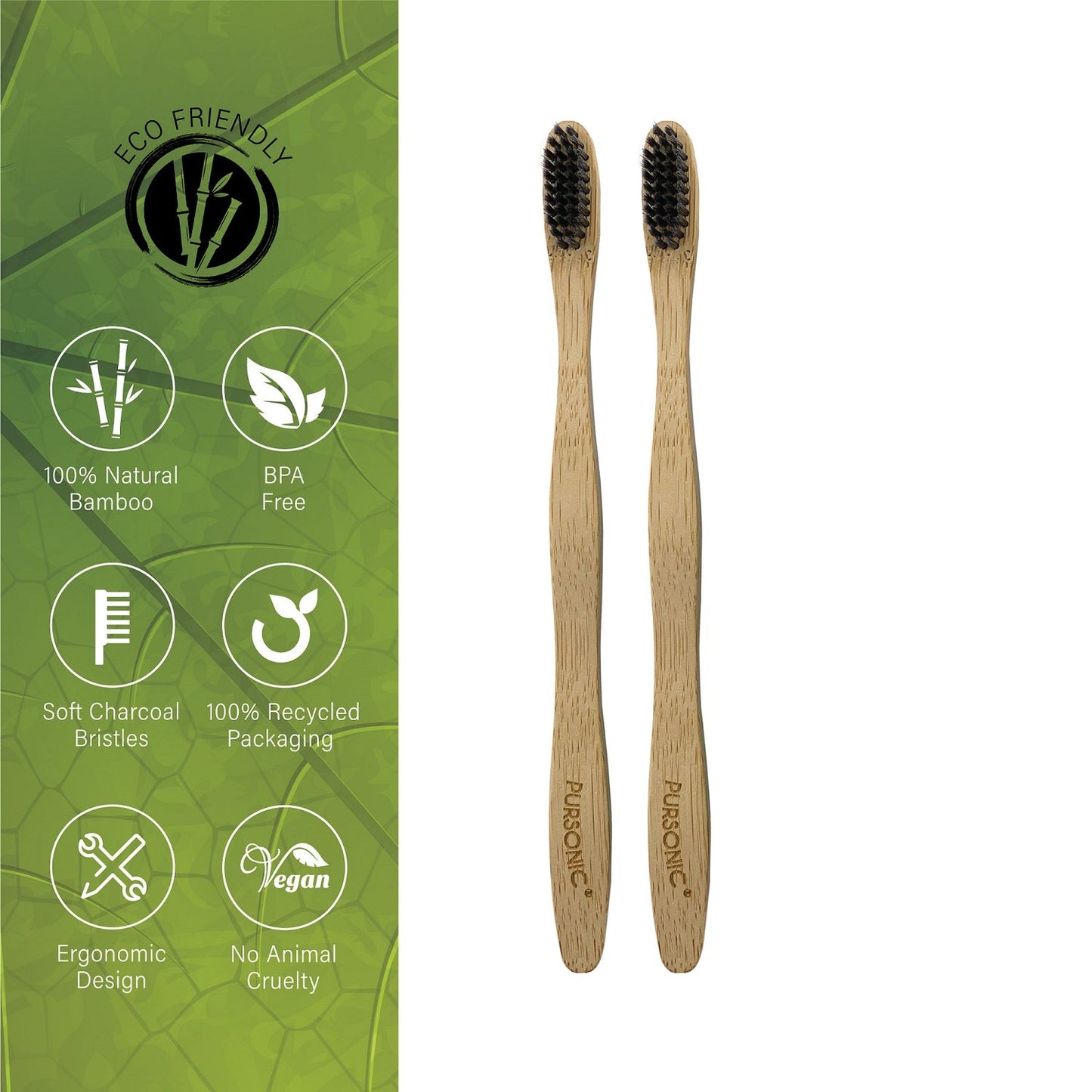 100% Natural Bamboo Toothbrush - Concordia Style Boutique
