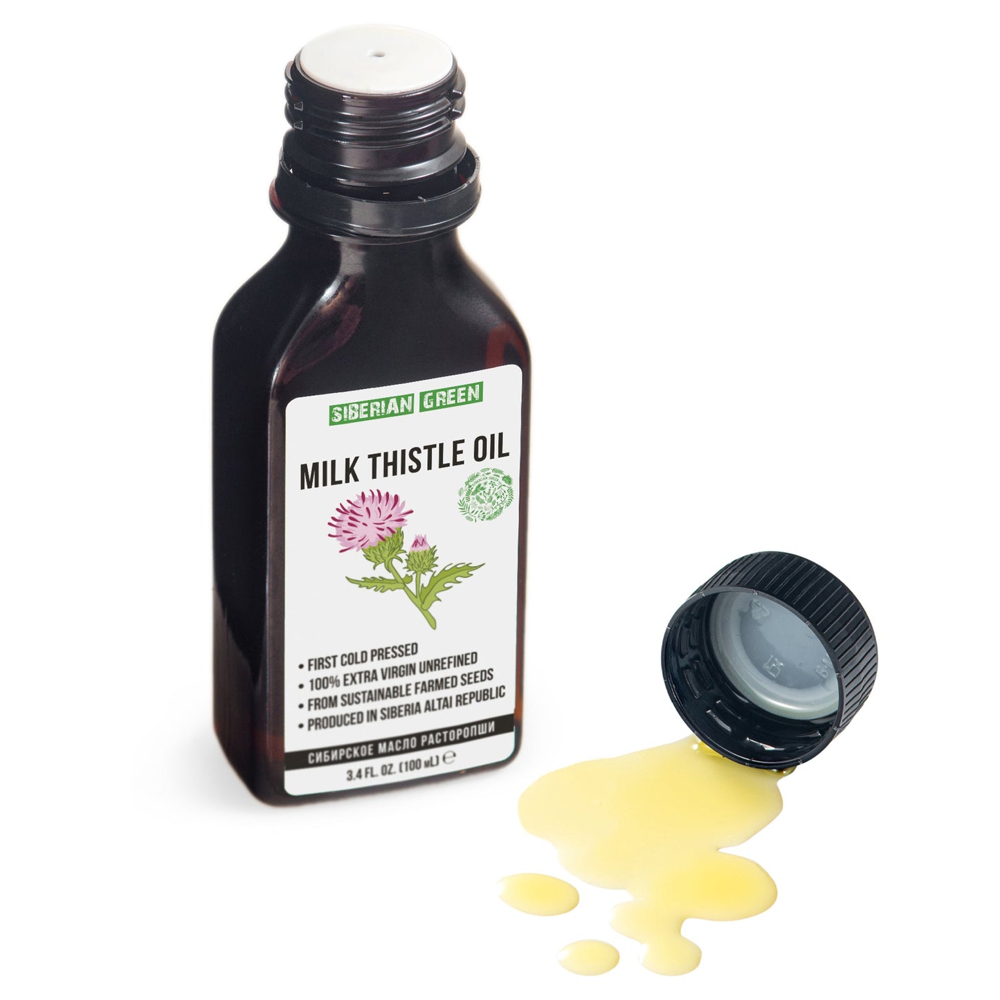 Milk Thistle Oil 100ml | Best Silymarin Supplement for Health - Concordia Style Boutique