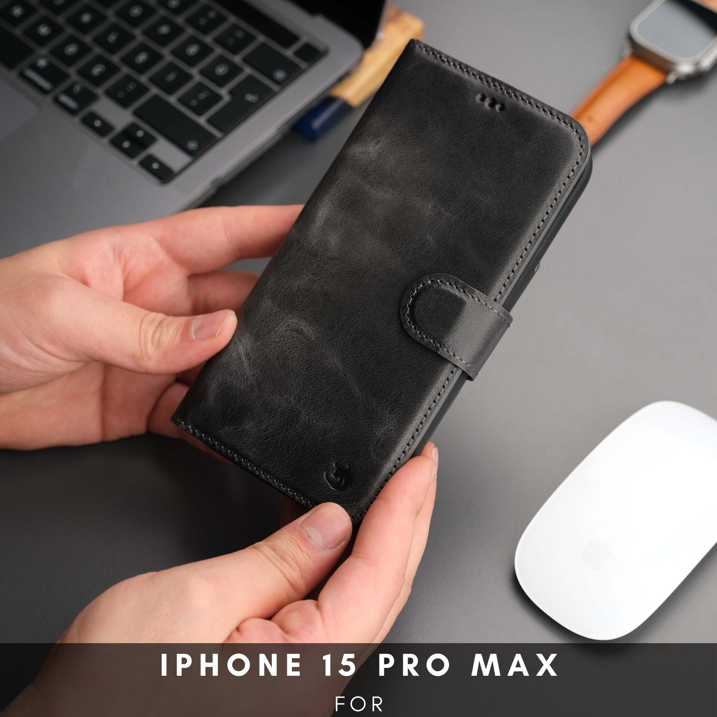 Casper iPhone 16 Pro Max Wallet Case Leather MagSafe - Concordia Style Boutique