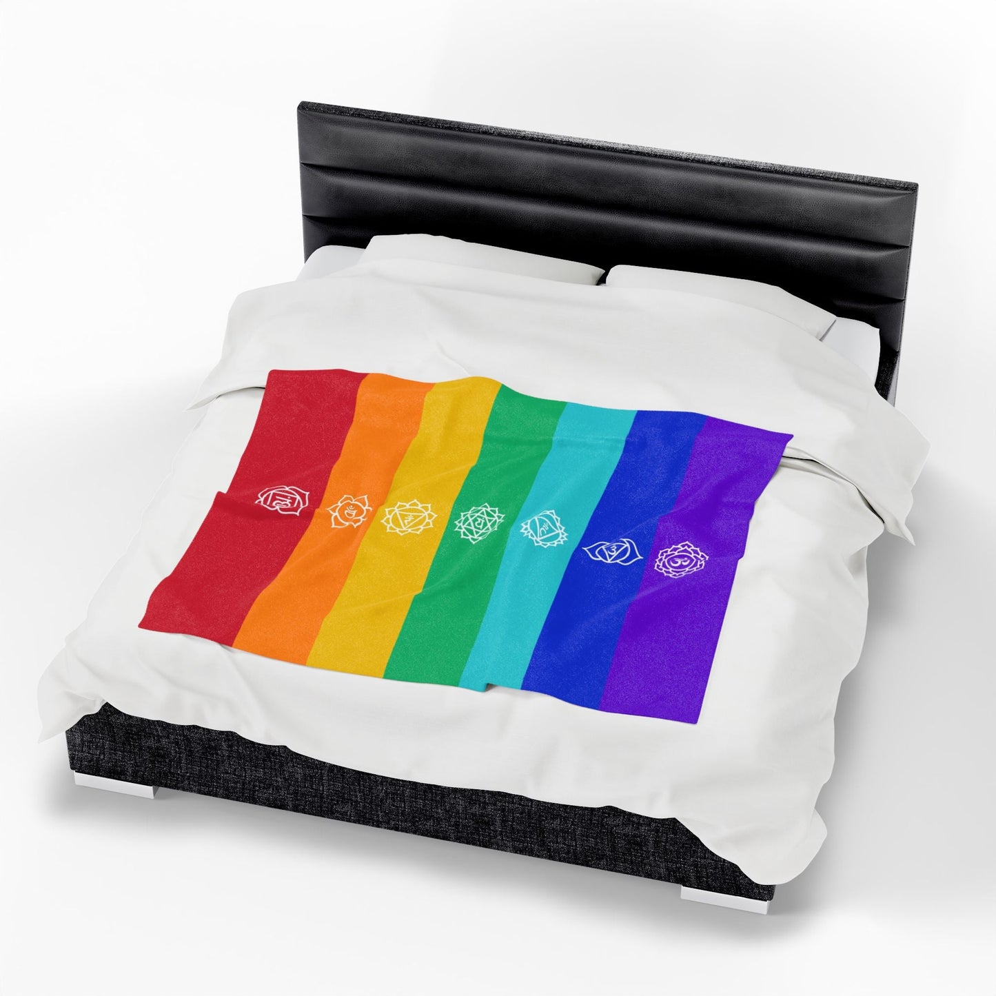 7 Chakras Pet Color Therapy Throw Blanket