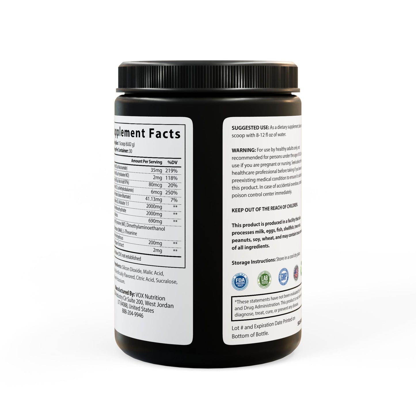 Pre-Workout Supplement, Fruit Punch (204 g, 7.1 oz) - Concordia Style Boutique