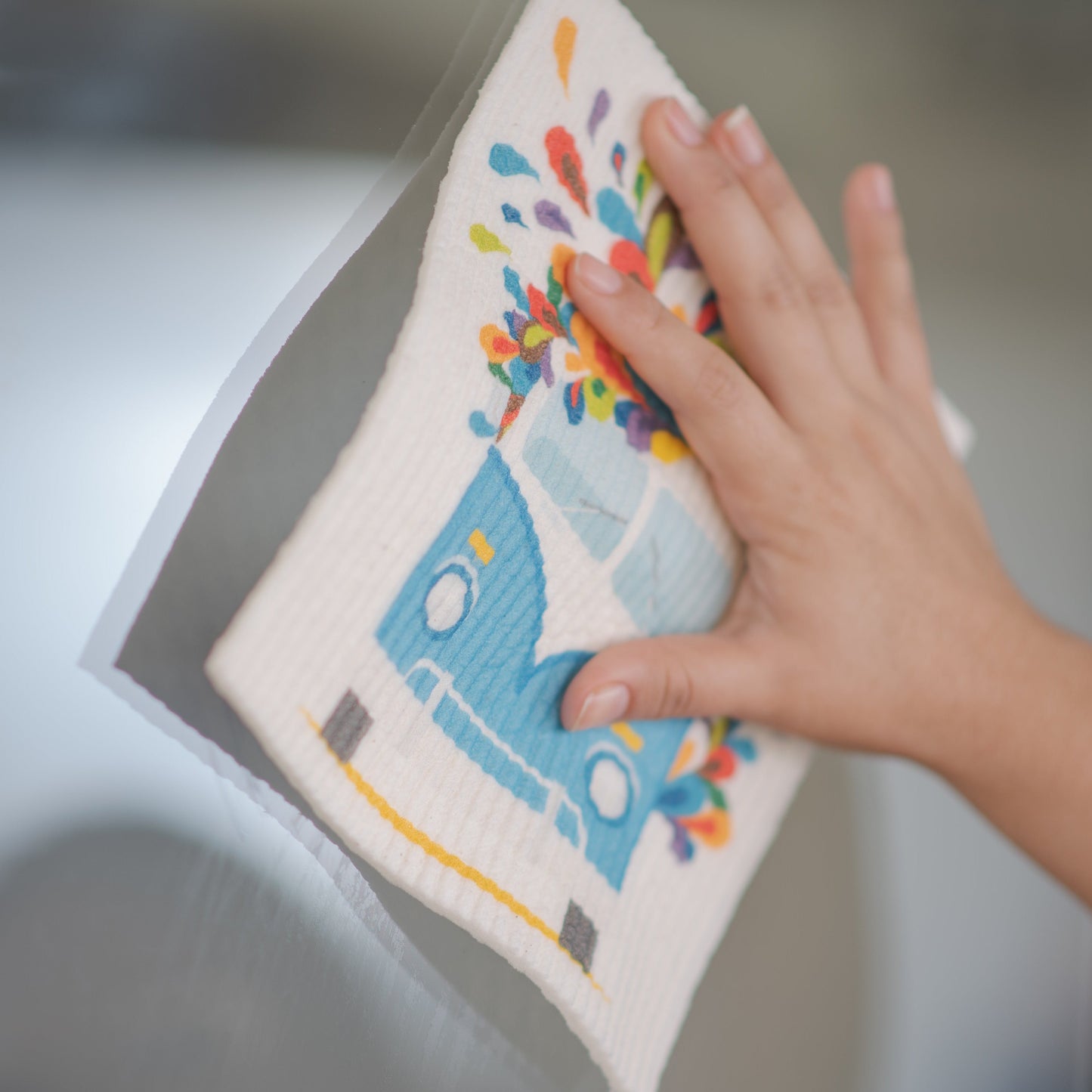 Eco-Friendly Swedish Dishcloths - Black Llama Set of 3 (Paper Towel Replacements) - Concordia Style Boutique