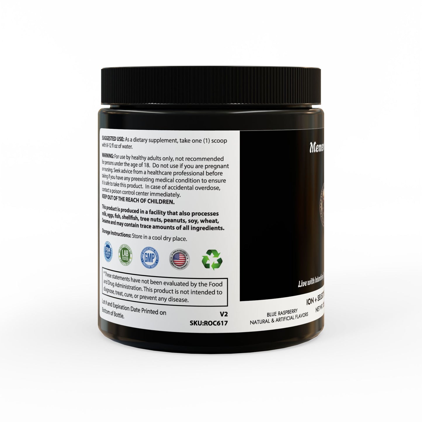 ION + Select Electrolyte Supplement (225 g, 7.9 oz) - "Memento Mori" - Premium Food Supplements from Concordia Style Boutique - Just $29.87! Shop now at Concordia Style Boutique