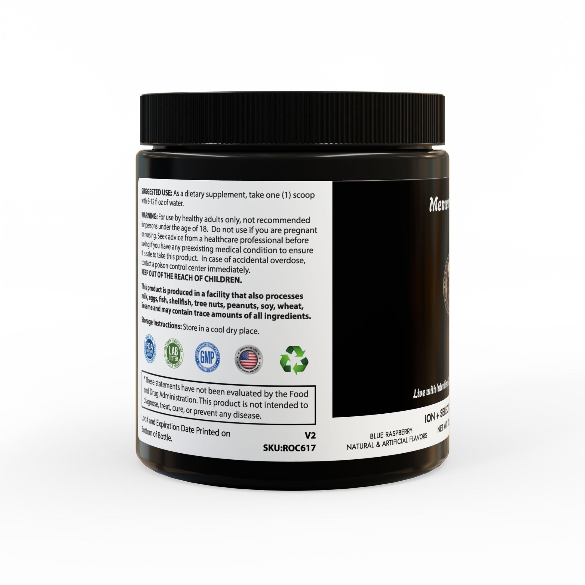 ION + Select Electrolyte Supplement (225 g, 7.9 oz) - "Memento Mori" - Premium Food Supplements from Concordia Style Boutique - Just $29.87! Shop now at Concordia Style Boutique