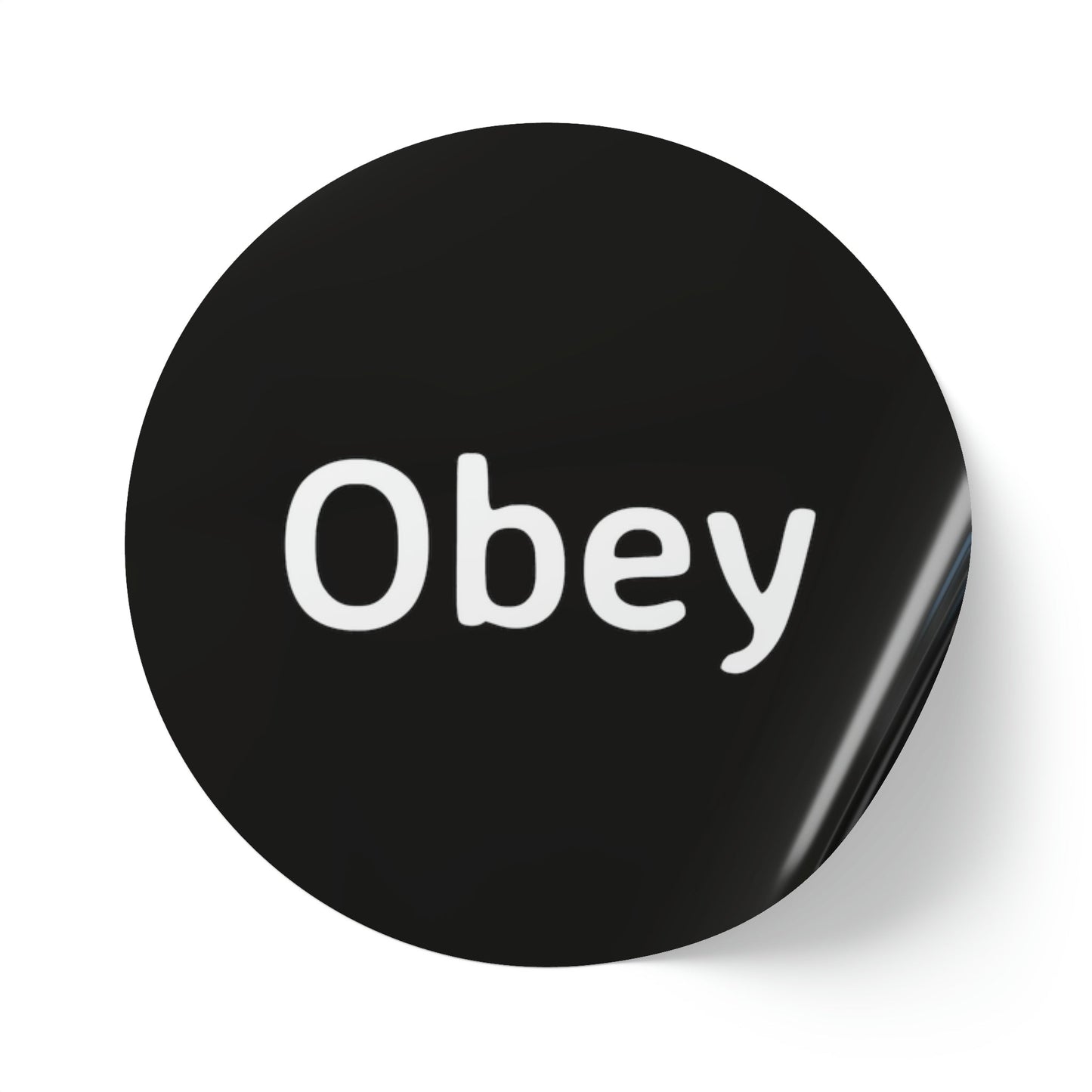 Round Sticker Label Rolls - Obey - Concordia Style Boutique