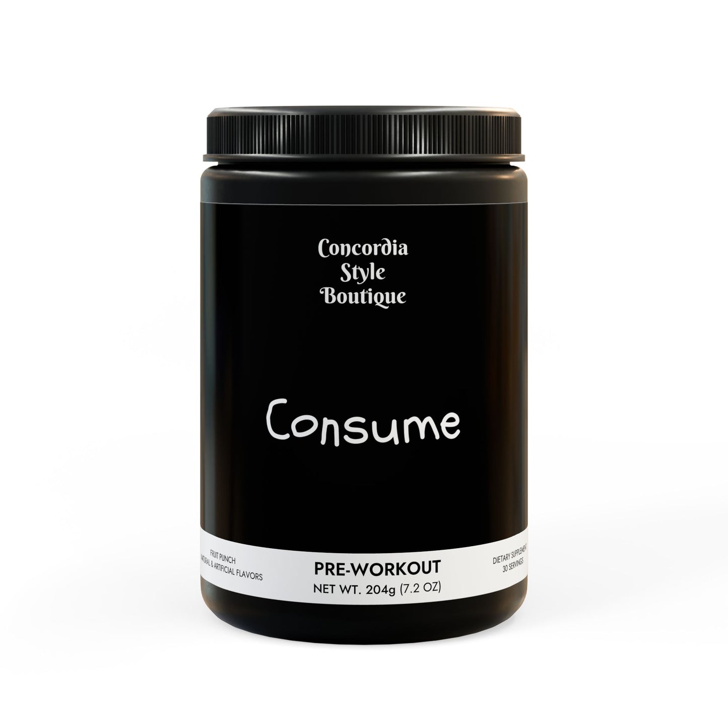 Pre-Workout Supplement, Fruit Punch (204 g, 7.1 oz) - Concordia Style Boutique