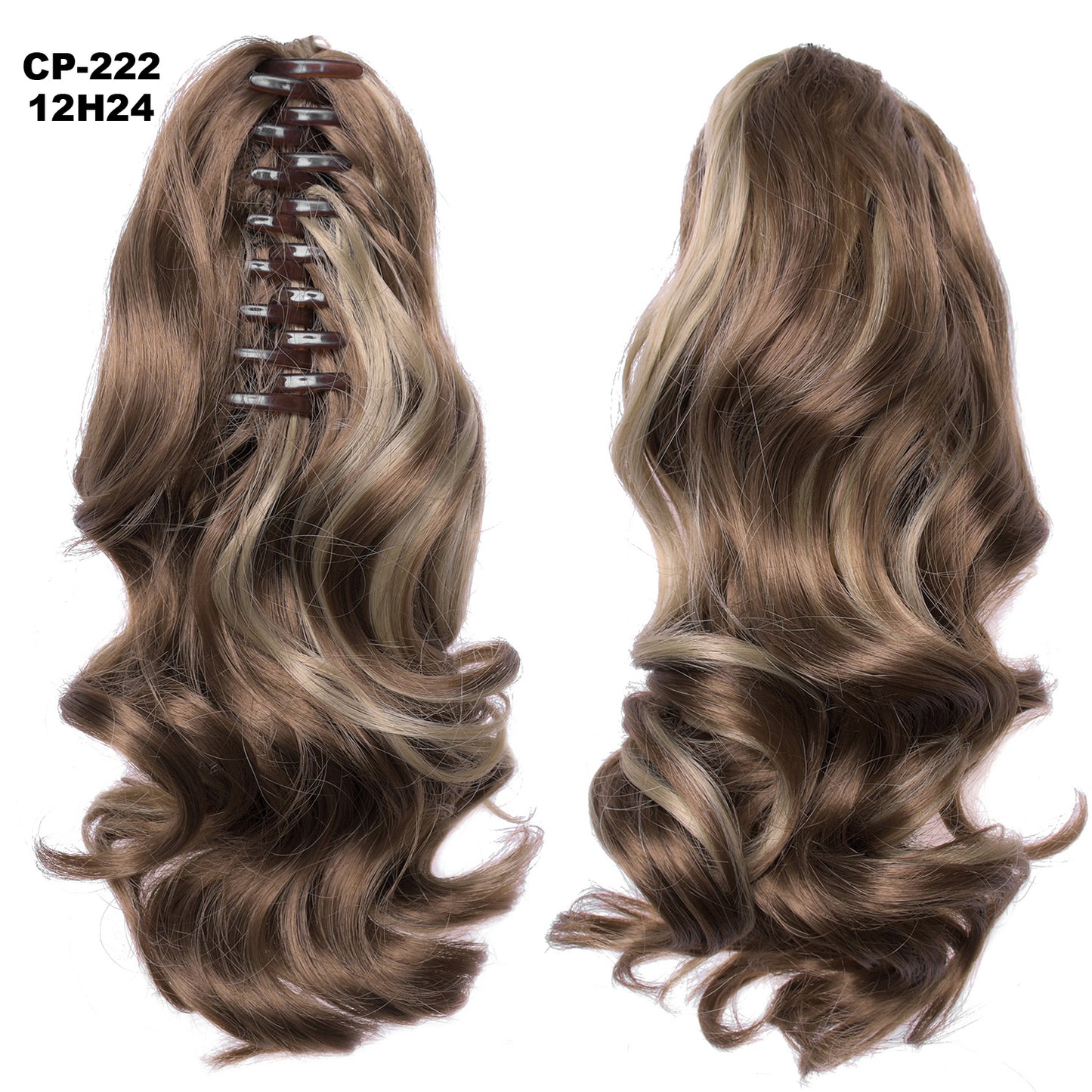 Long Wave Ponytail Wrap Around Ponytail - Clip In Hair Headwear - Gray Hairpiece Natural Extensions - Concordia Style Boutique