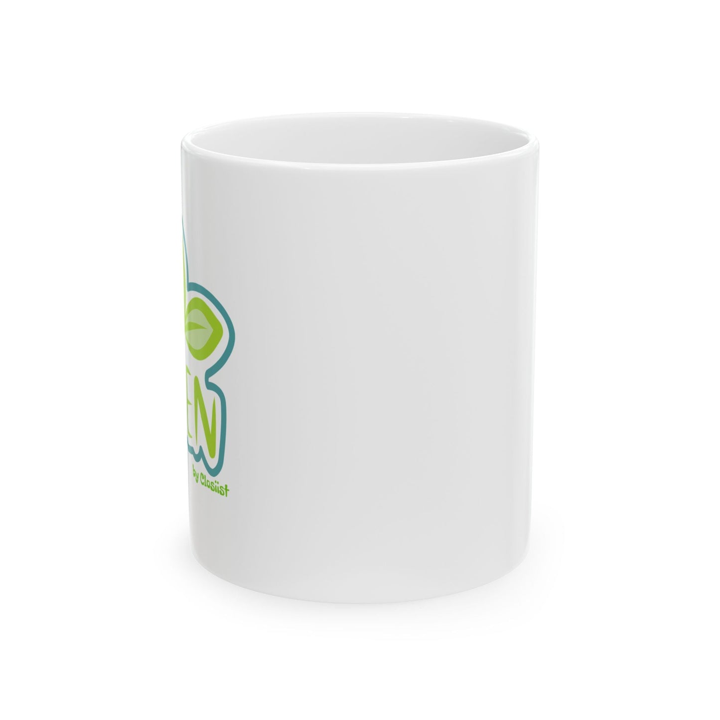 Go Green Ceramic Mug – Eco-Friendly, Statement Mug - Concordia Style Boutique