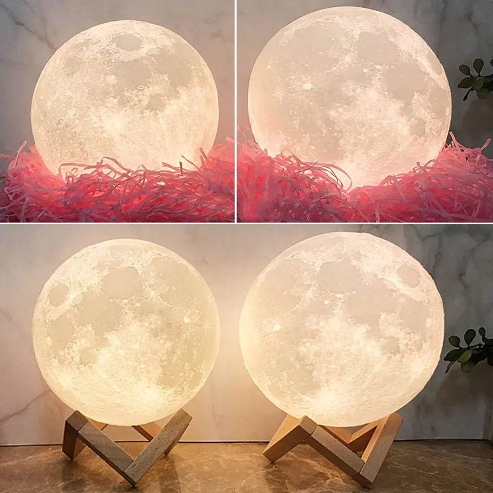 Customize Yourself - 3D Printed Photo Lunar Light Moon Lamp - Concordia Style Boutique