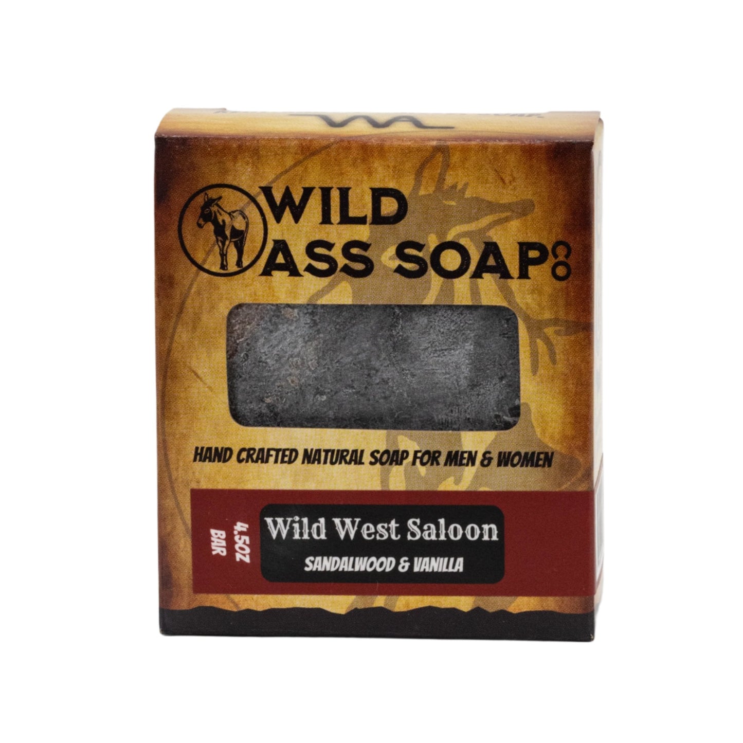 Tallow Bar Soap | Wild West Saloon Scent | 4.5 oz | Palm Oil & Paraben Free | Wild Ass Soap Co - Concordia Style Boutique