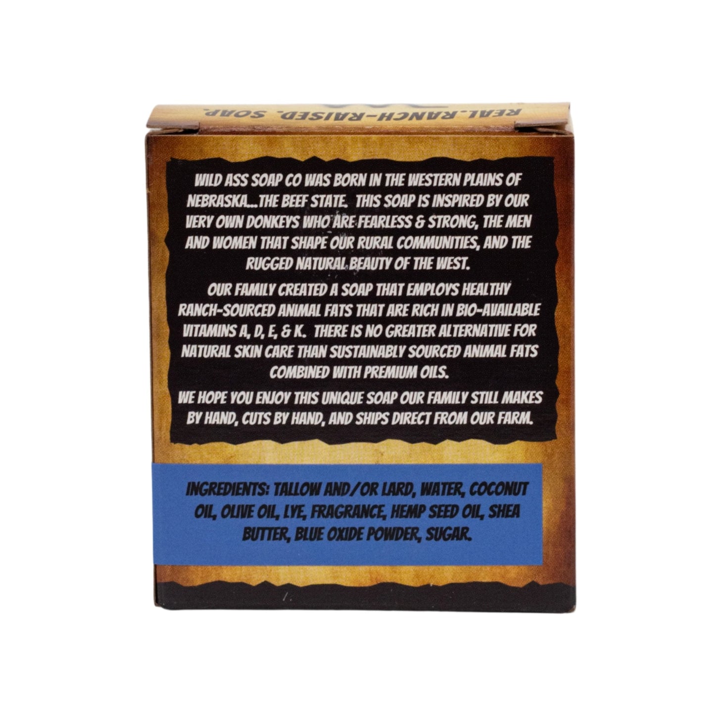 Tallow Bar Soap | Capt'N Jax Scent | 4.5 oz | Palm Oil & Paraben Free | Wild Ass Soap Co - Concordia Style Boutique