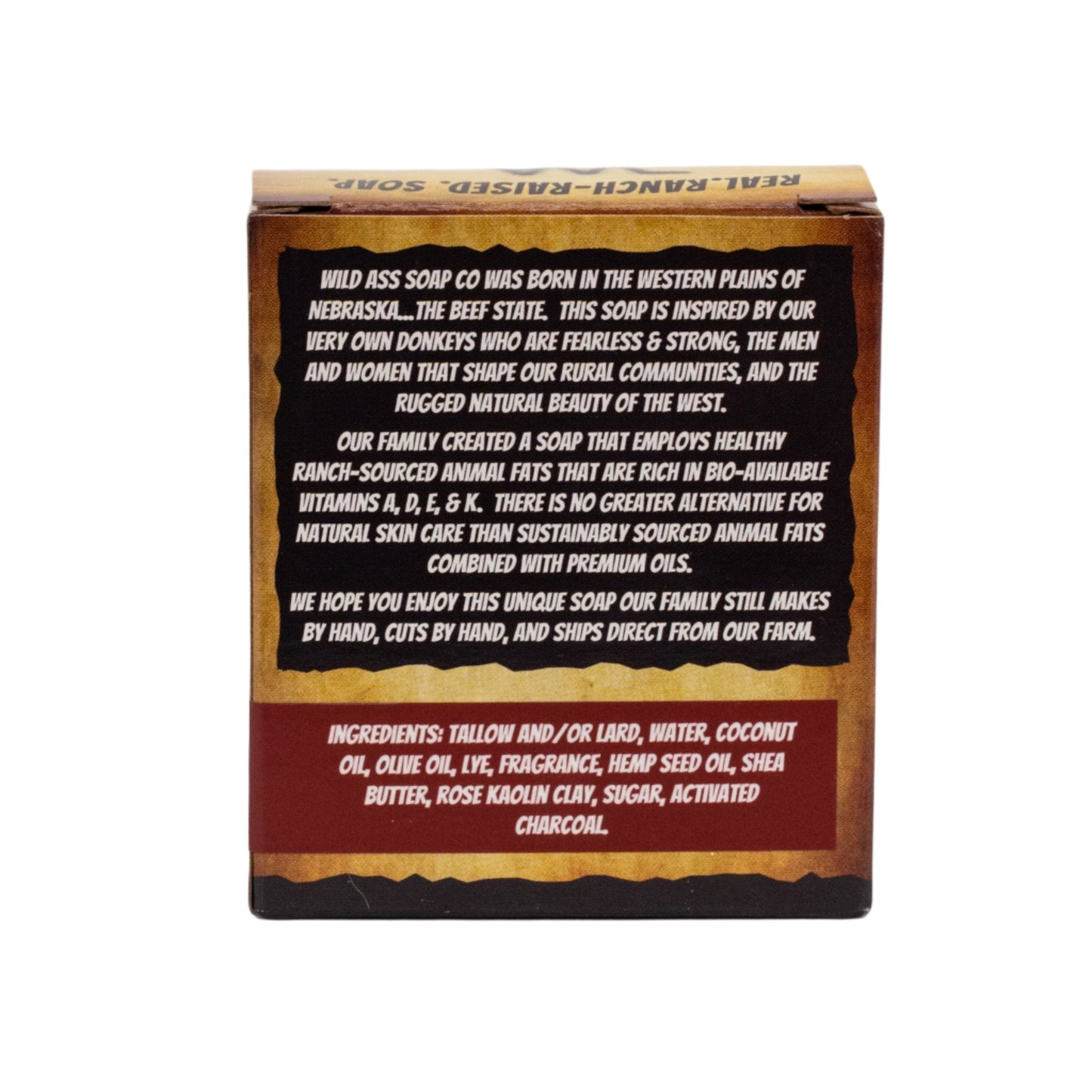 Tallow Bar Soap | Wild West Saloon Scent | 4.5 oz | Palm Oil & Paraben Free | Wild Ass Soap Co - Concordia Style Boutique