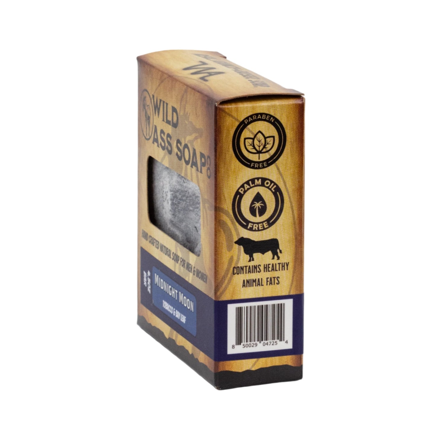 Tallow Bar Soap | Midnight Moon Scent | 4.5 oz | Palm Oil & Paraben Free | Wild Ass Soap Co - Concordia Style Boutique