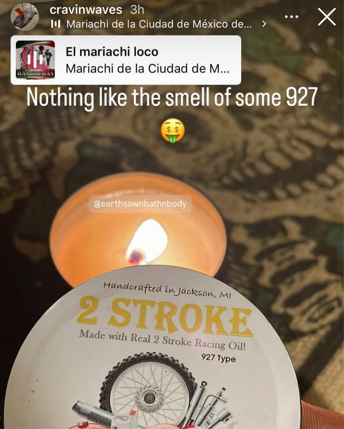 2 Stroke Engine Candle - Choose Size & Type in drop down menu - Concordia Style Boutique