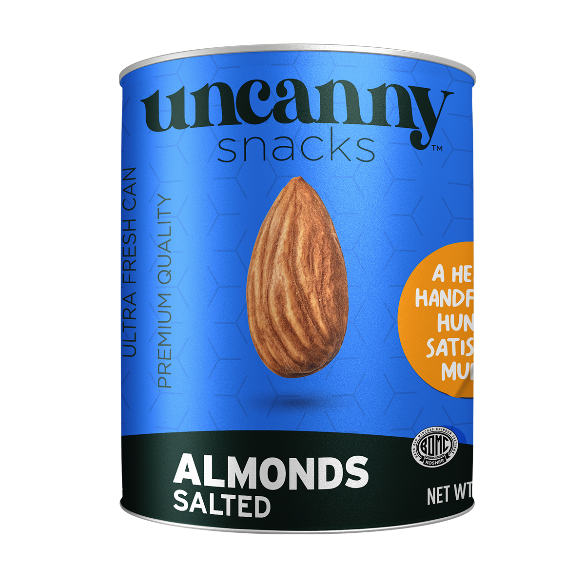 Roasted & Salted Almonds | Can | 1.4 oz | Uncanny - Concordia Style Boutique