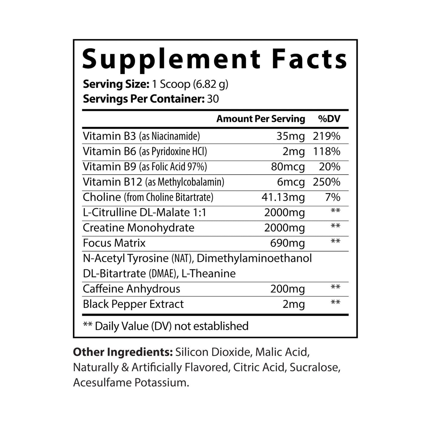 Pre-Workout Supplement, Fruit Punch (204 g, 7.1 oz) - Concordia Style Boutique