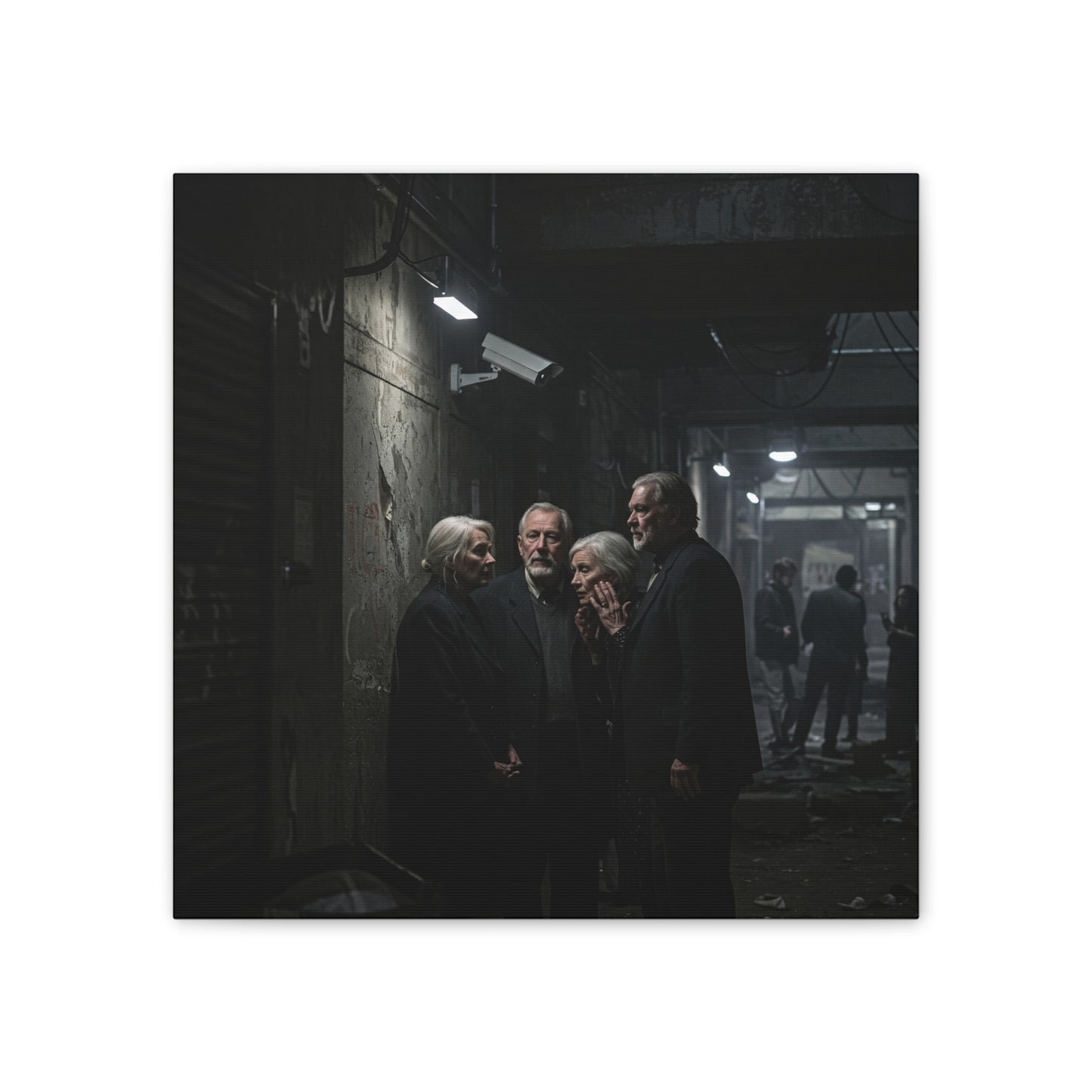 Mood-Infused Canvas Art Print - Urban Gathering Scene - Premium Canvas from Concordia Style Boutique - Just $62.45! Shop now at Concordia Style Boutique