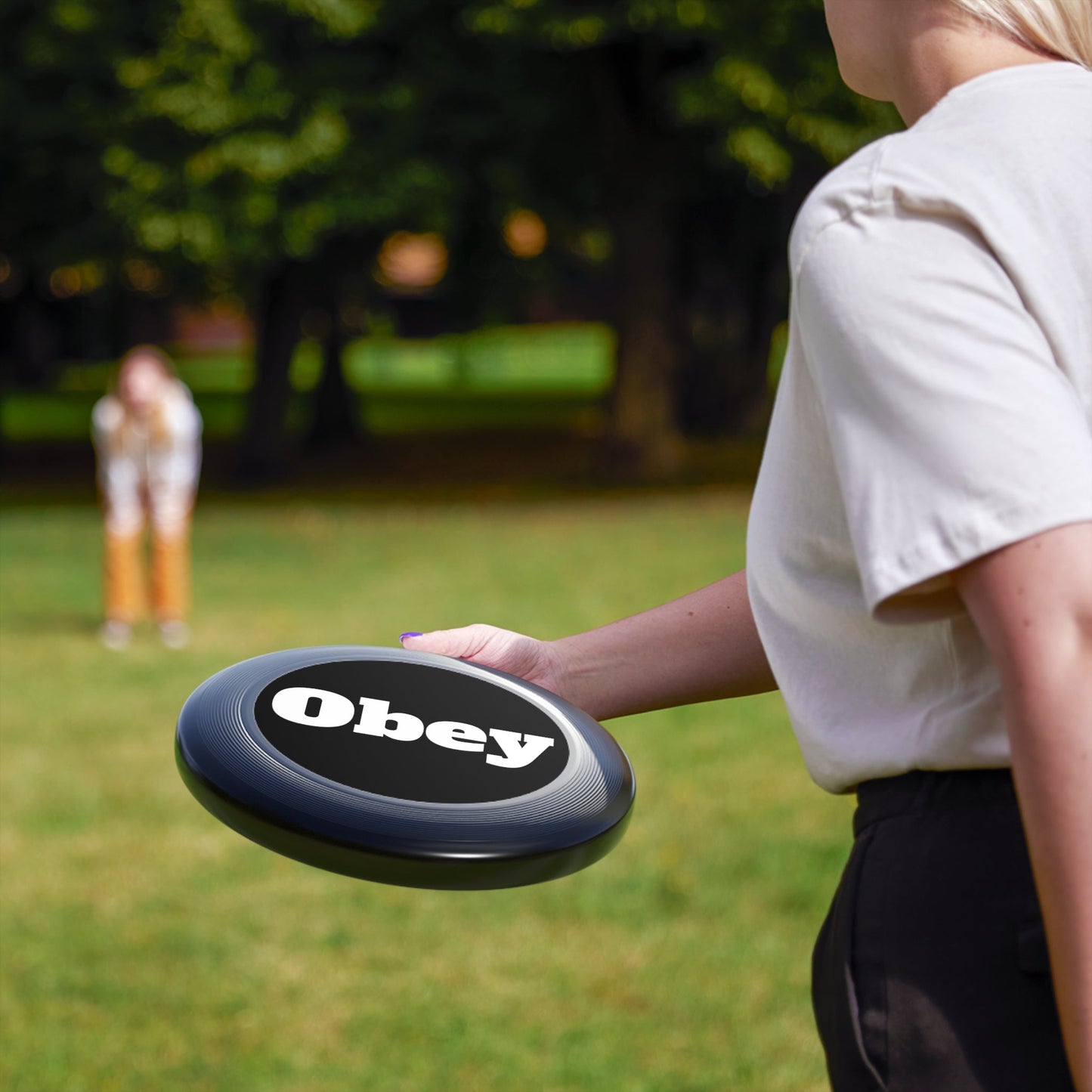Wham-O Frisbee - "Obey" - Premium Wham-O Frisbee from Concordia Style Boutique - Just $46.60! Shop now at Concordia Style Boutique
