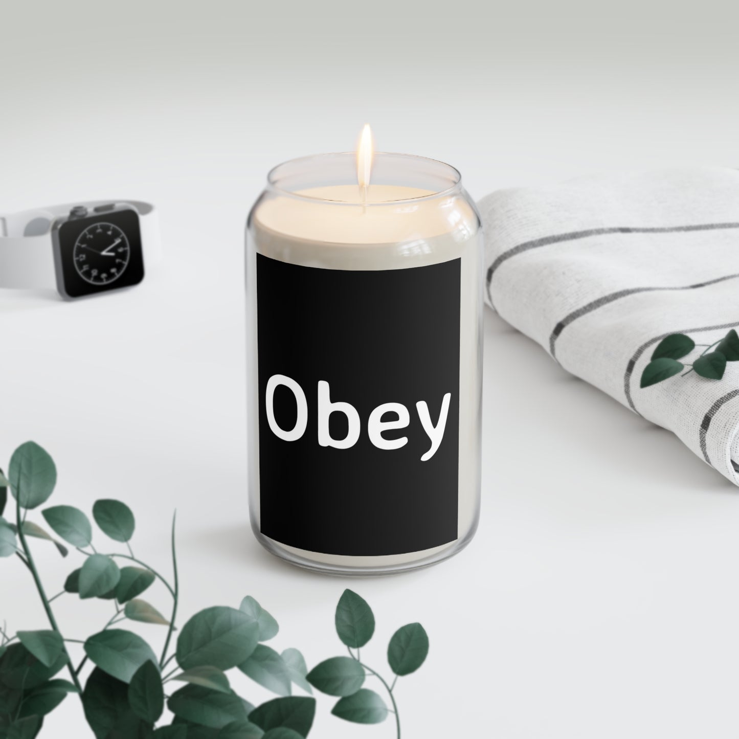 "Obey" Scented Candle - 13.75 oz