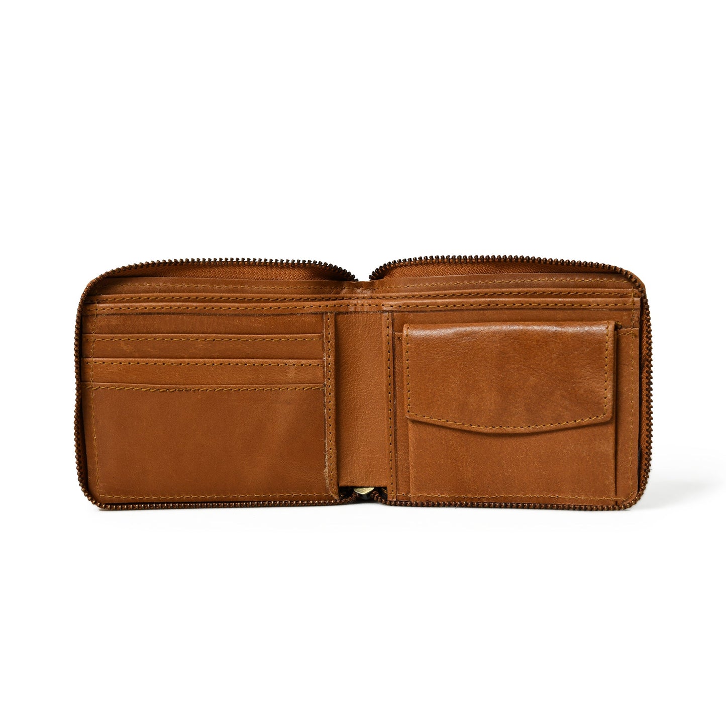 Adams Bi-Fold Wallet- Tan Brown - Concordia Style Boutique
