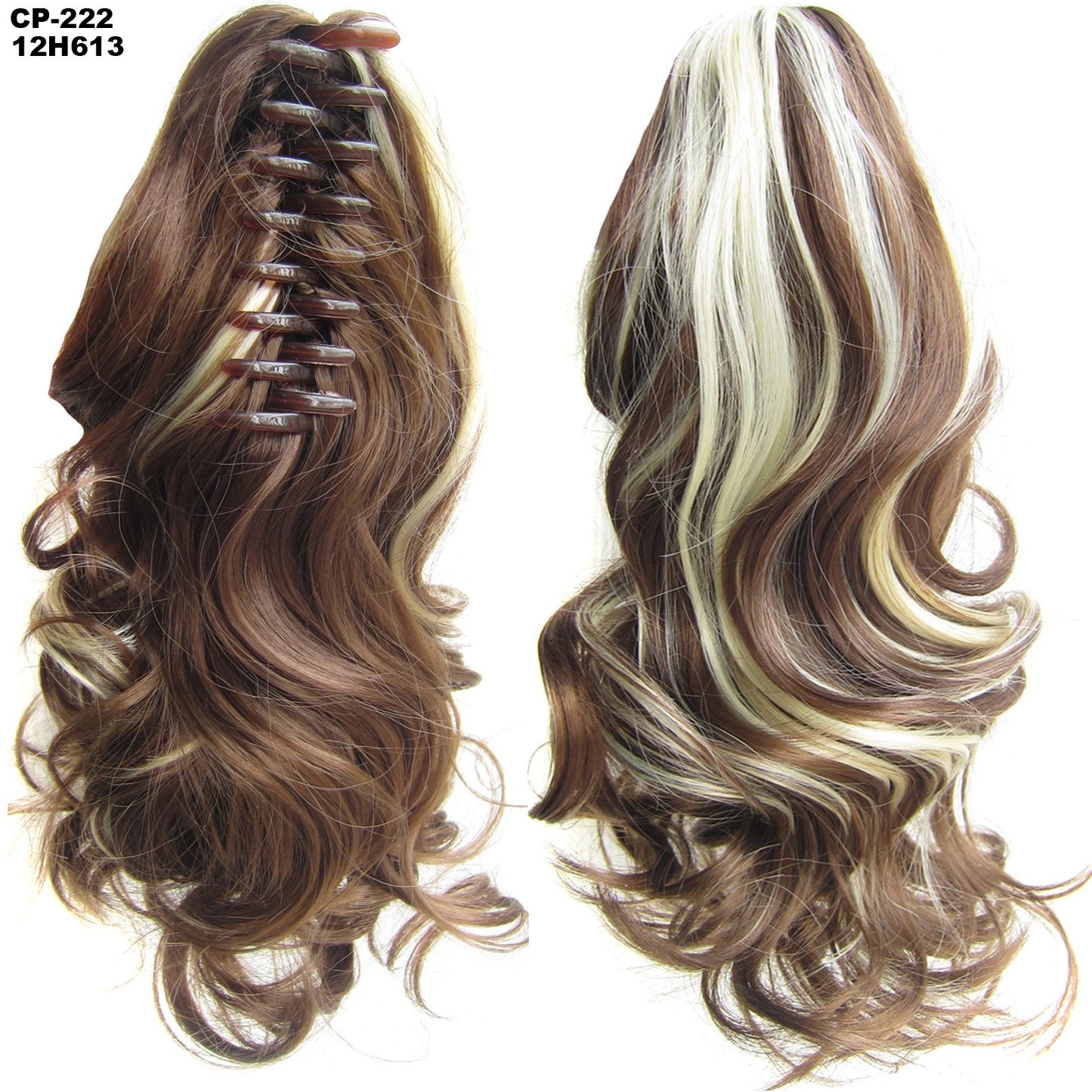Long Wave Ponytail Wrap Around Ponytail - Clip In Hair Headwear - Gray Hairpiece Natural Extensions - Concordia Style Boutique
