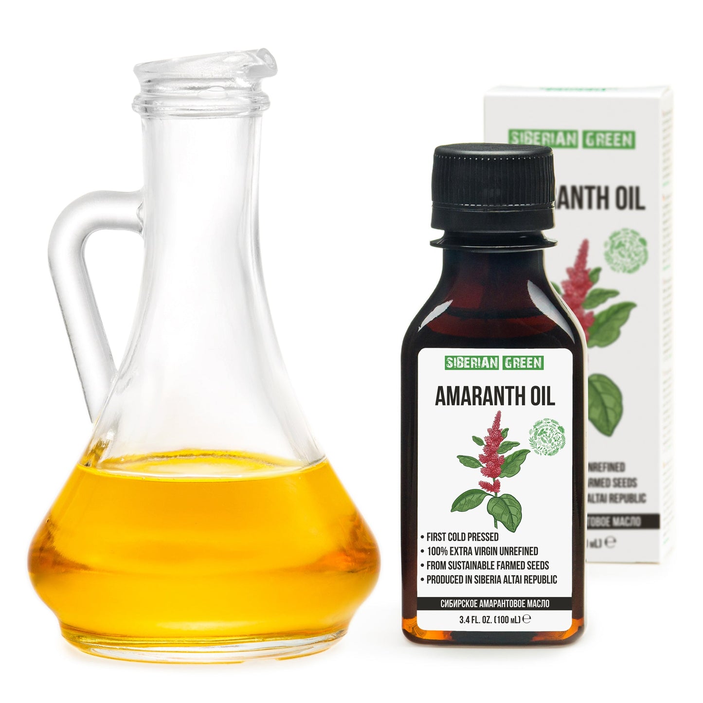 Amaranth Seed Oil 100 ml - Extra Virgin, Cold-Pressed, Premium Quality - Concordia Style Boutique