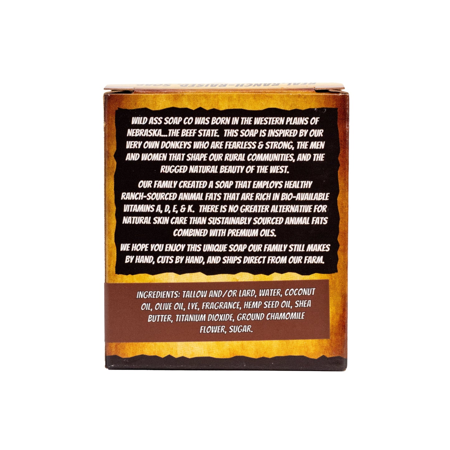 Tallow Bar Soap | Wild Heart Scent | 4.5 oz | Palm Oil & Paraben Free | Wild Ass Soap Co - Concordia Style Boutique