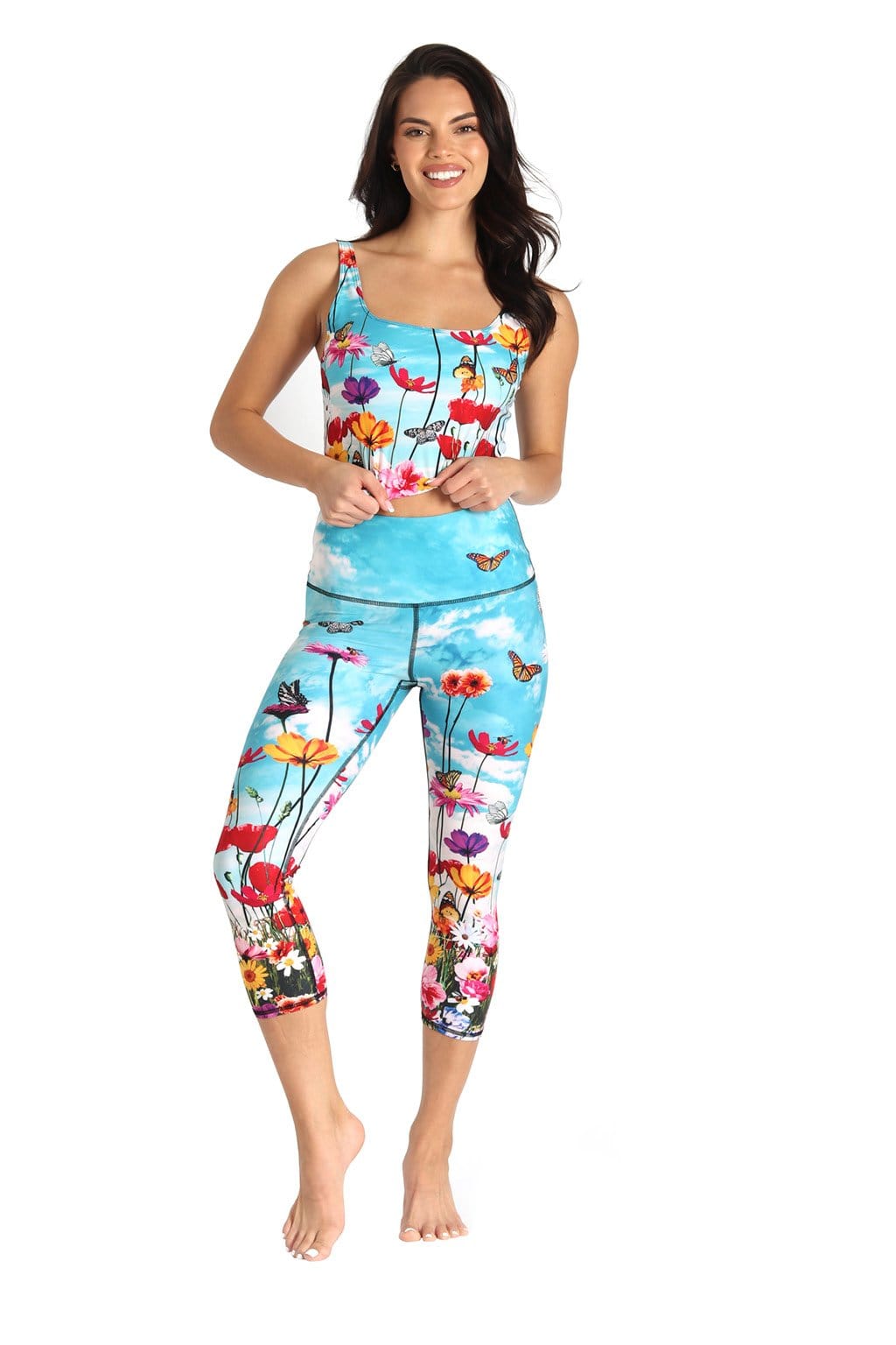 Capri Legging - Flower Bomb - Concordia Style Boutique