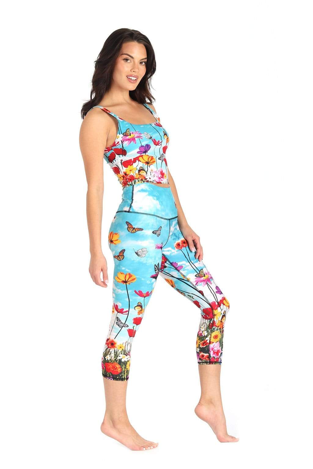 Capri Legging - Flower Bomb - Concordia Style Boutique