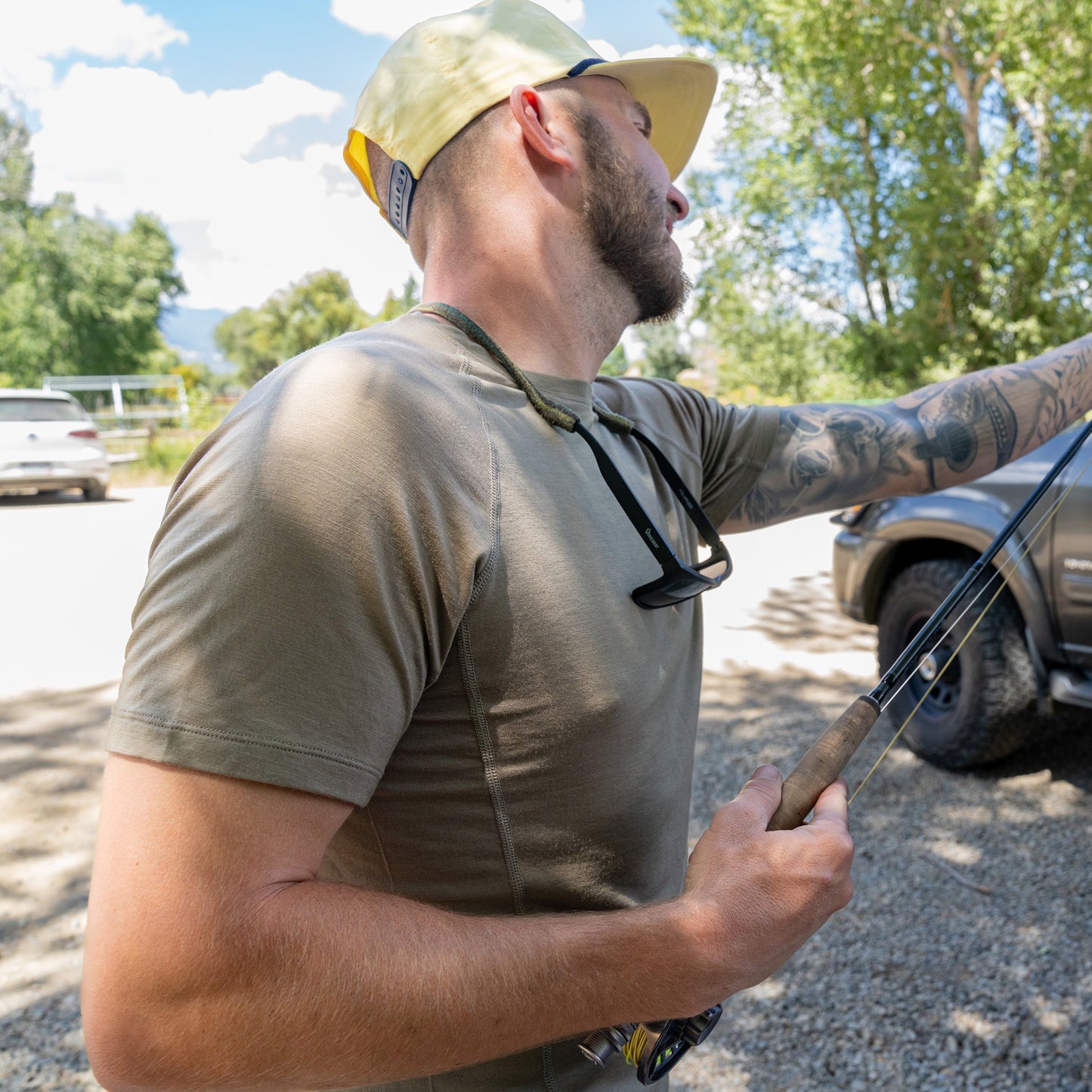 Microweight - Men's Wool Raglan T-Shirt Woolverino - Concordia Style Boutique
