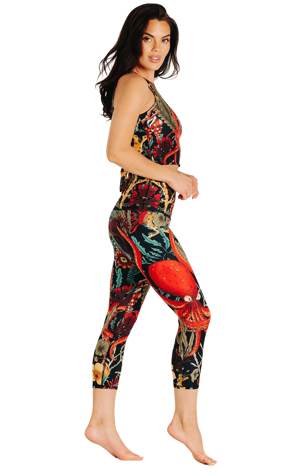 Capri Legging - Coral My Name - Concordia Style Boutique